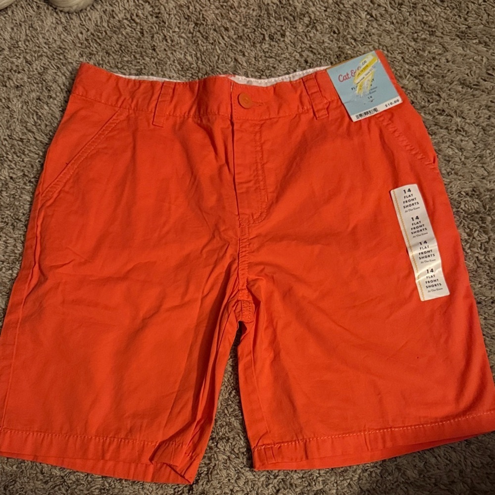 Cat & Jack Bright Orange Shorts
